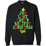 Joy Love Cheer Believe Christmas Tree