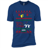 Music Ugly Christmas SweatShirt - Premium Short Sleeve T-Shirt