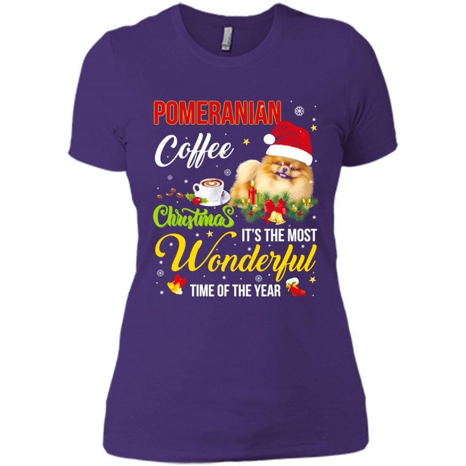 Pomeranian Coffee Wonderful Christmas