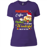 Pomeranian Coffee Wonderful Christmas