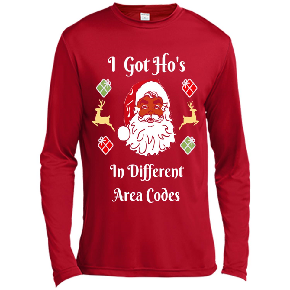 I Got Ho's Santa Christmas - Canvas Long Sleeve T-Shirt