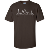 Heartbeat Christmas Tree T-shirt Funny Xmas Costume