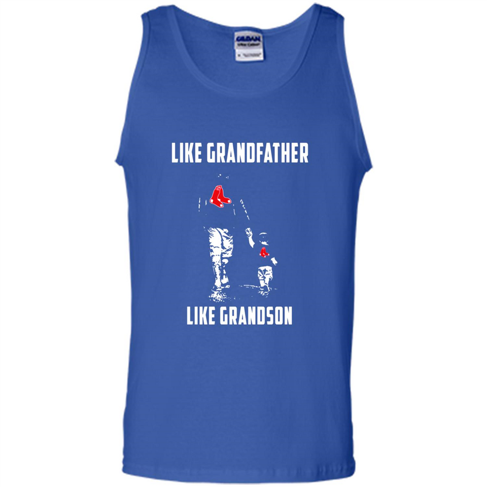 Boston Red Sox GrandFather Like GrandSon - Tank Top
