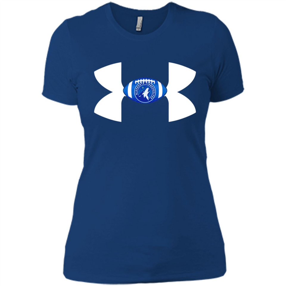 MinnesotaTimberwolves Under Armour Logo - Ladies' Boyfriend T-Shirt