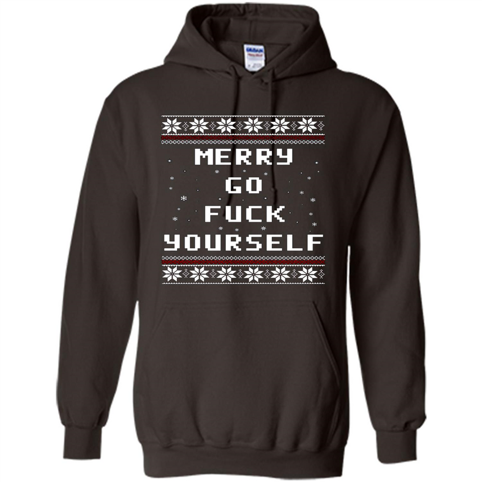 Merry go fuck yourself Christmas sweatshirt PINGPONG