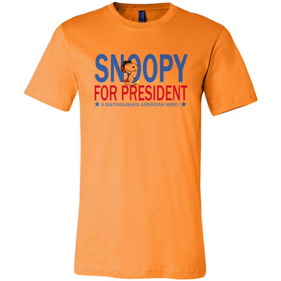 Snoopy for President - Canvas Unisex T-Shirt