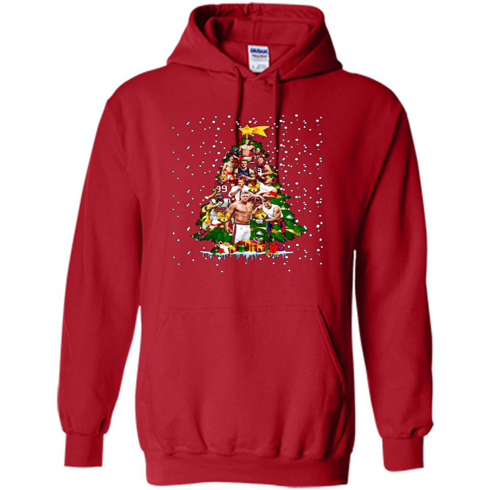 J.J. Watt Christmas Tree ugly sweater PINGPONG