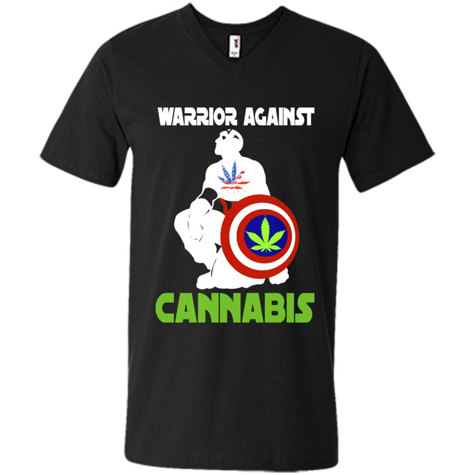 warrior against cannabis - Men's V-Neck