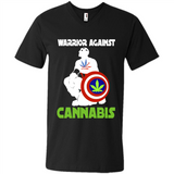 warrior against cannabis - Men's V-Neck