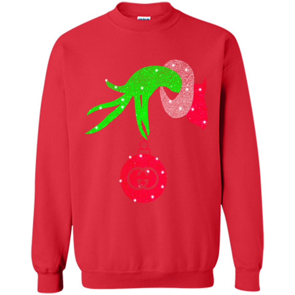 Grinch hand holding logo Gucci PING PONG