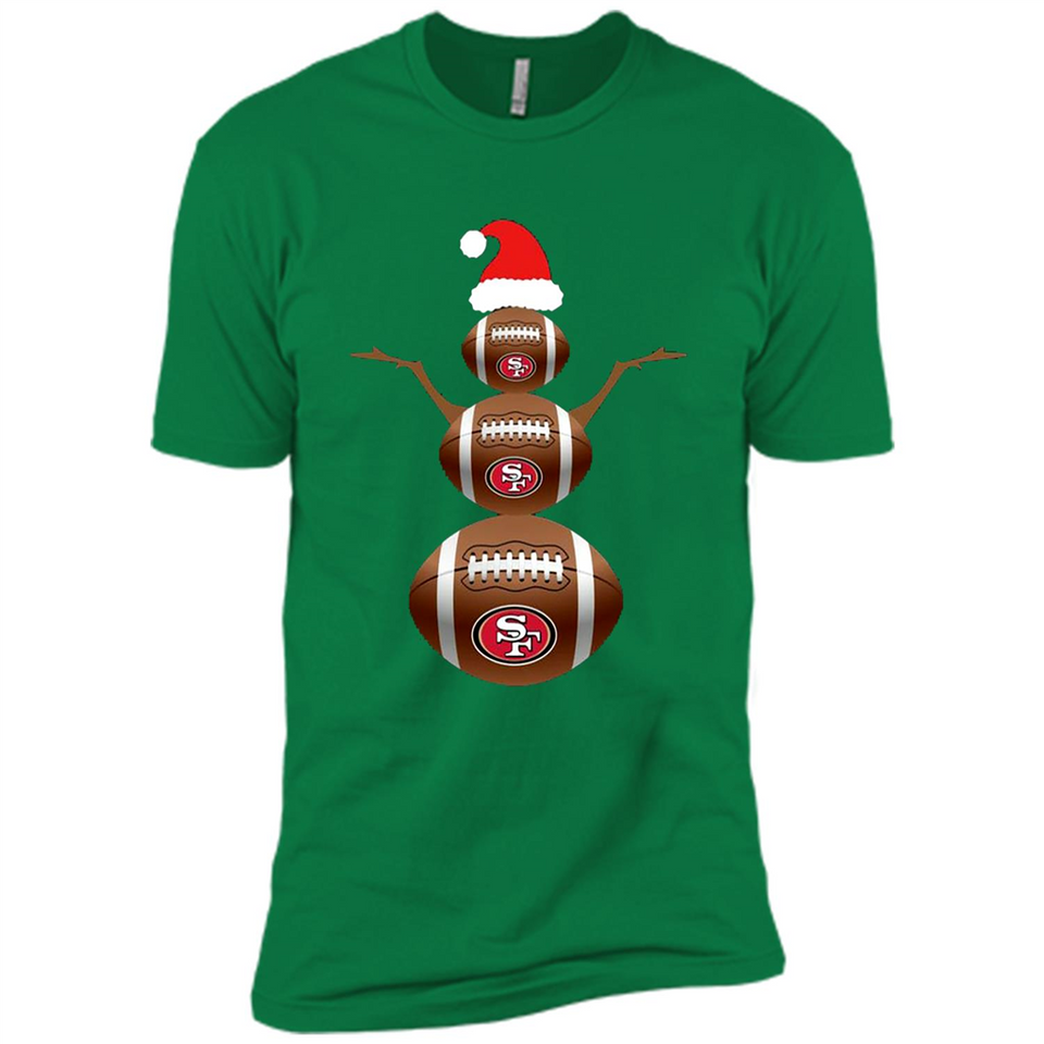 San Francisco 49ers NFL Dabbing Snowman Xmas