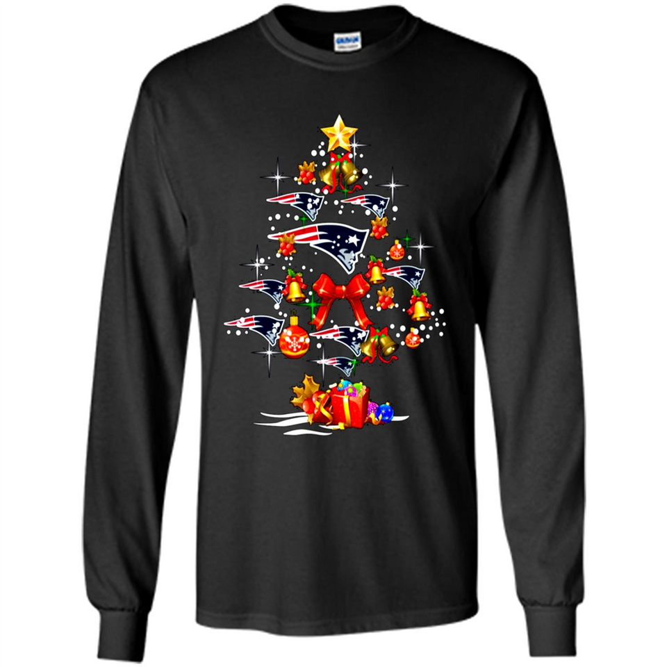 New England Patriots Christmas Tree sweater PINGPONG