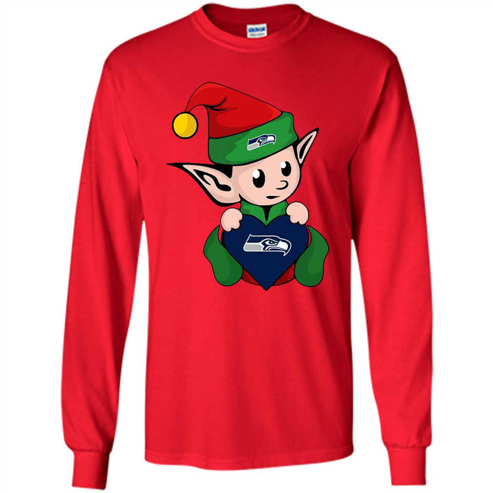 Seattle Seahawks ELF Elves Grinch Santa Claus