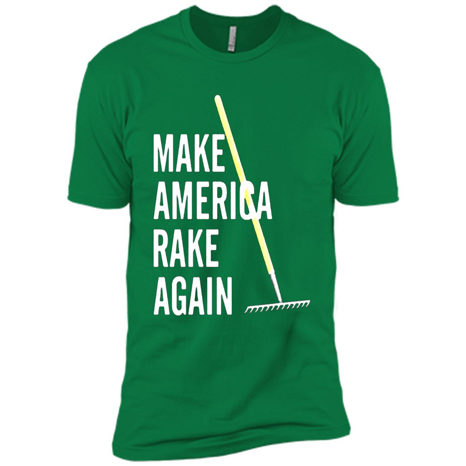 Make America Rake Again California Fires Paradise Youth T-Shirt PINGPONG - Premium Short Sleeve T-Shirt