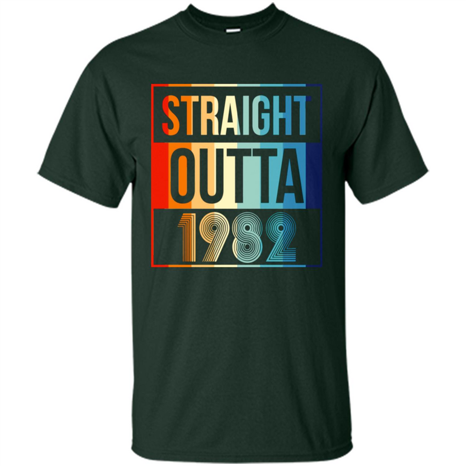 Retro Straight Outta 1982 36 Years Old - Shirt