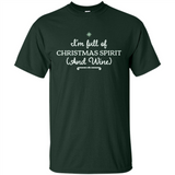 Christmas Tshirt for Women - Christmas Wine