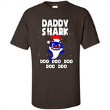 Daddy Shark Costume Reindeer Funny Christmas T-Shirt - Shirt