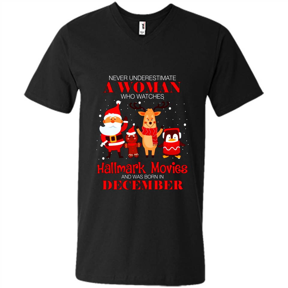 Never Underestimate A December Woman Watches Hallmark Movies Sweatshirt PINGPONG