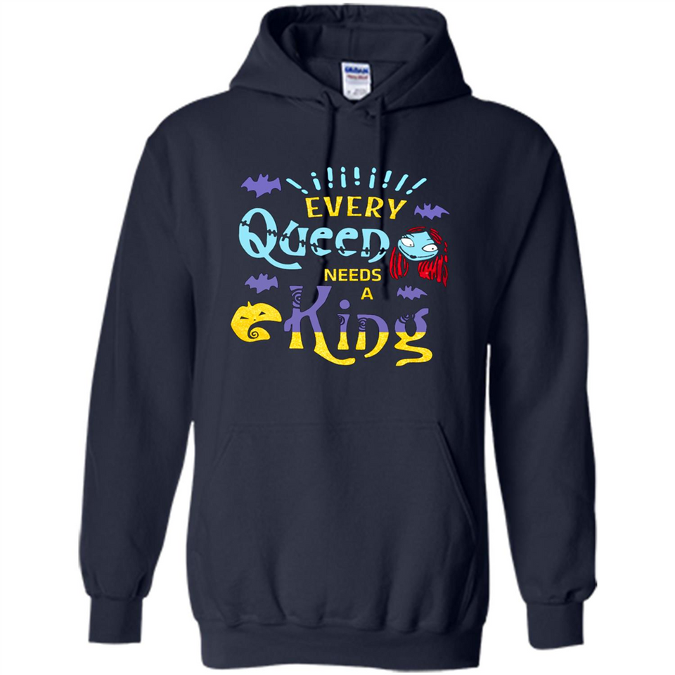 Nightmare Before Christmas Shirt - Sally Glitter Shirt - Every Queen needs a King PINGPONG