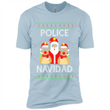 FUNNY POLICE NAVIDAD T-SHIRT Santa Christmas Party - Premium Short Sleeve T-Shirt