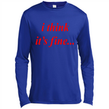 I Think It's Fine - Canvas Long Sleeve T-Shirt