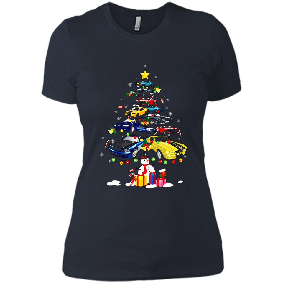 Mustang Tree Christmas Sweatshirt PINGPONG