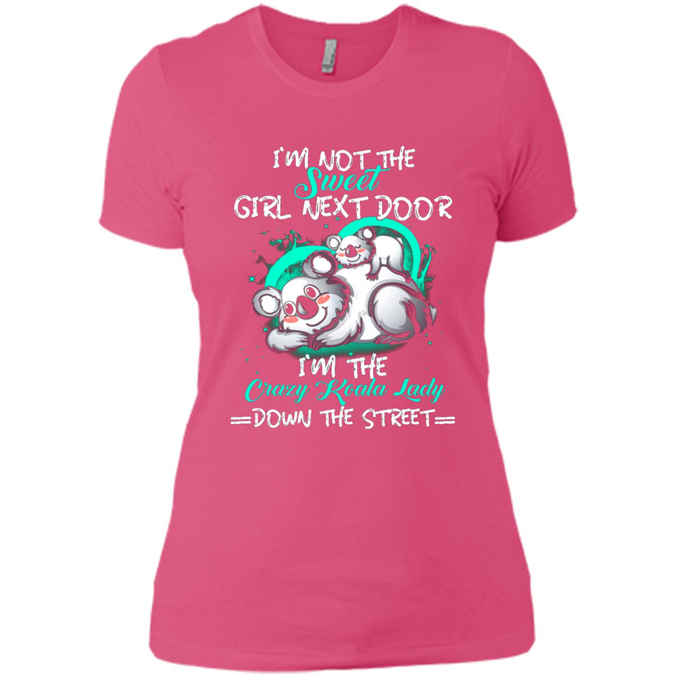 Koalas Down The Street T Shirt PINGPONG - Ladies' Boyfriend T-Shirt