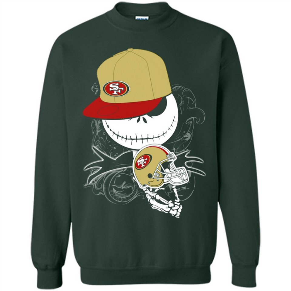 Jack Skellington The Nightmare Before Christmas-49ers Football - Sweatshirt