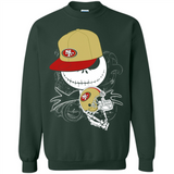Jack Skellington The Nightmare Before Christmas-49ers Football - Sweatshirt