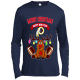Washington Redskins NFL Reindeer Funny Merry Christmas And Happy New Year