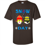 Snow Day Shirt For Houston Rockets Vs Minion Fans pingpong
