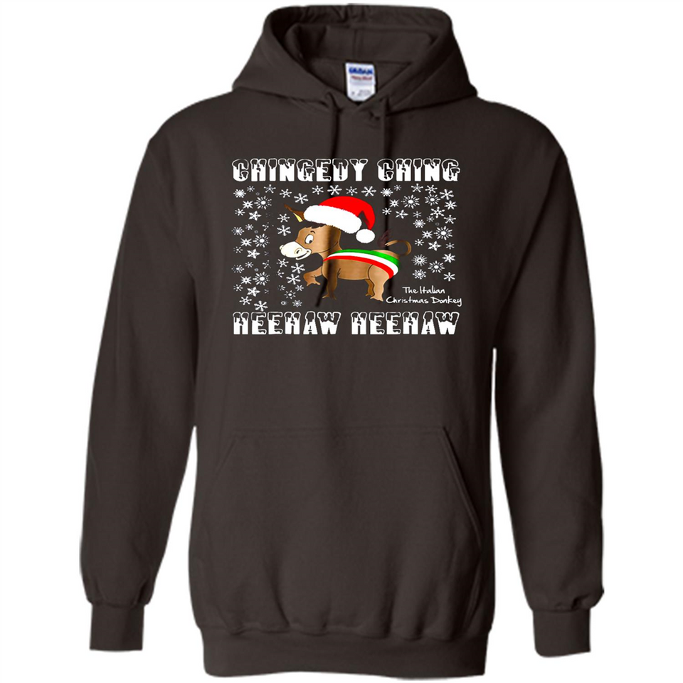 Amazing Dominick The Christmas Donkey-Italian Christmas Donkey - Hoodie