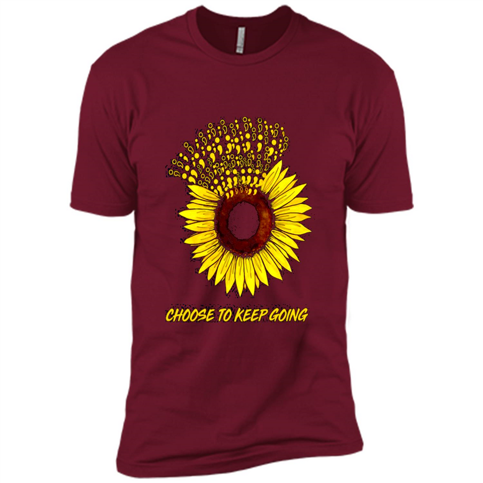 Semicolon Sunflower choose to keep going PINGPONG