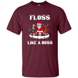 Floss Like A Boss Santa Flossing Dance Funny - Shirt