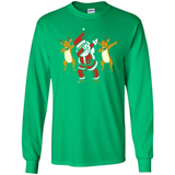 Dabbing Santa - Funny Santa Claus Christmas Dab - Long Sleeve T-Shirt