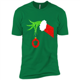 Funny Grinch Hand Holding Chef Ornament Christmas PING PONG