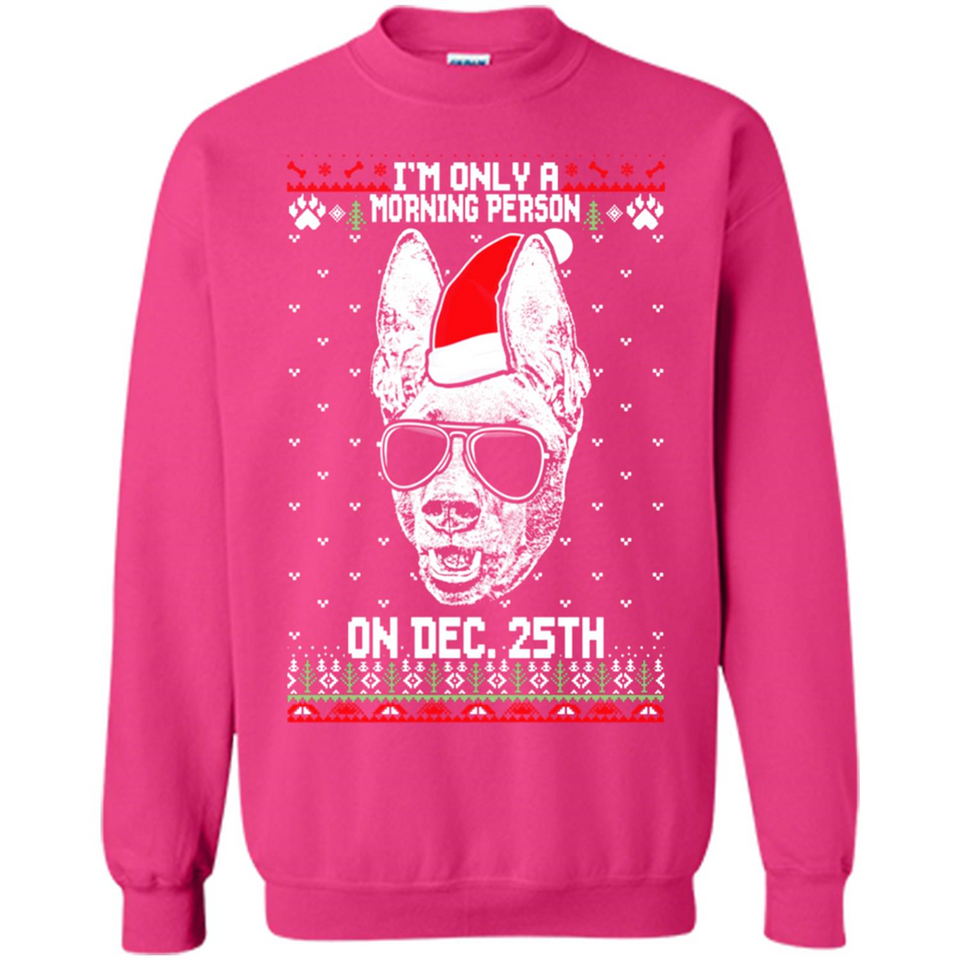 Morning Person Pharaoh Hound Funny Xmas - Sweatshirt