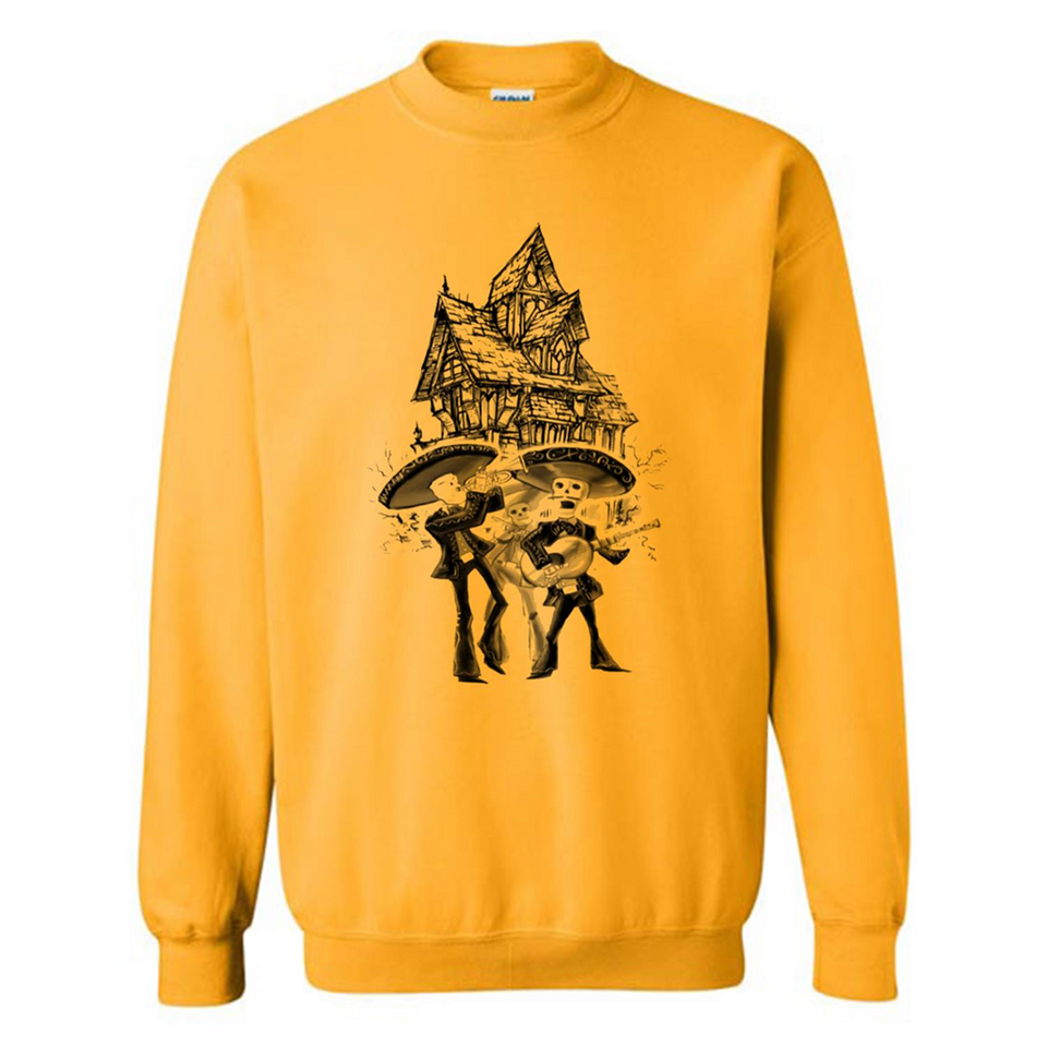 Mariachi Skeleton Shirt Dia De Los Muertos Tequila - Sweatshirt