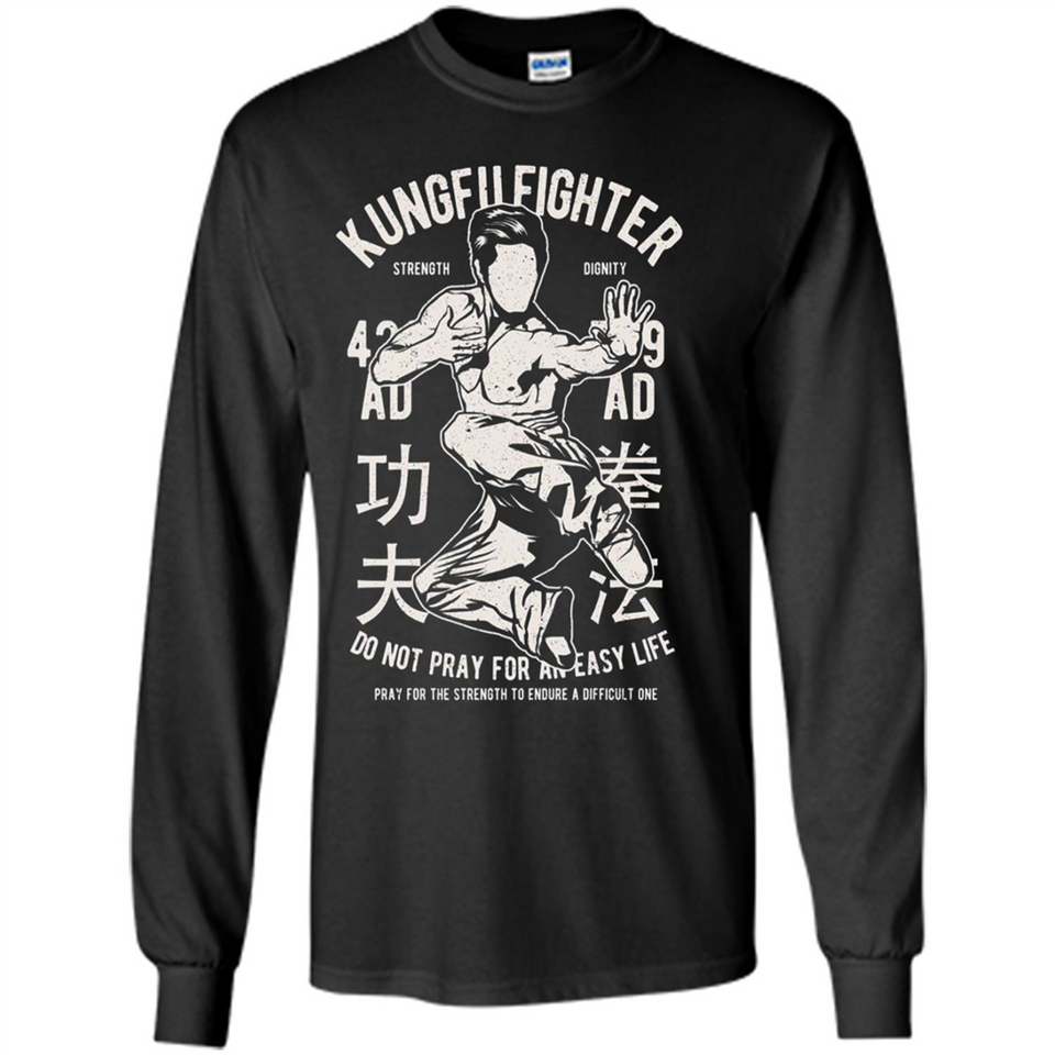 Kungfu Martial Arts Fight Apparel - Long Sleeve T-Shirt