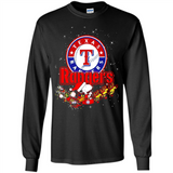 Snoopy Christmas Texas Rangers - Long Sleeve T-Shirt