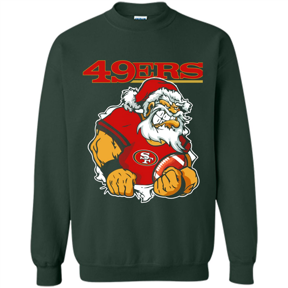Grumpy Santa Claus San Francisco 49ers Football Team PINGPONG