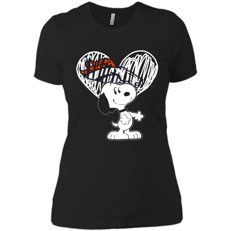 I LOVE DENVER BRONCOS SNOOPY IN MY HEART NFL