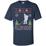 roller hockey Christmas ugly