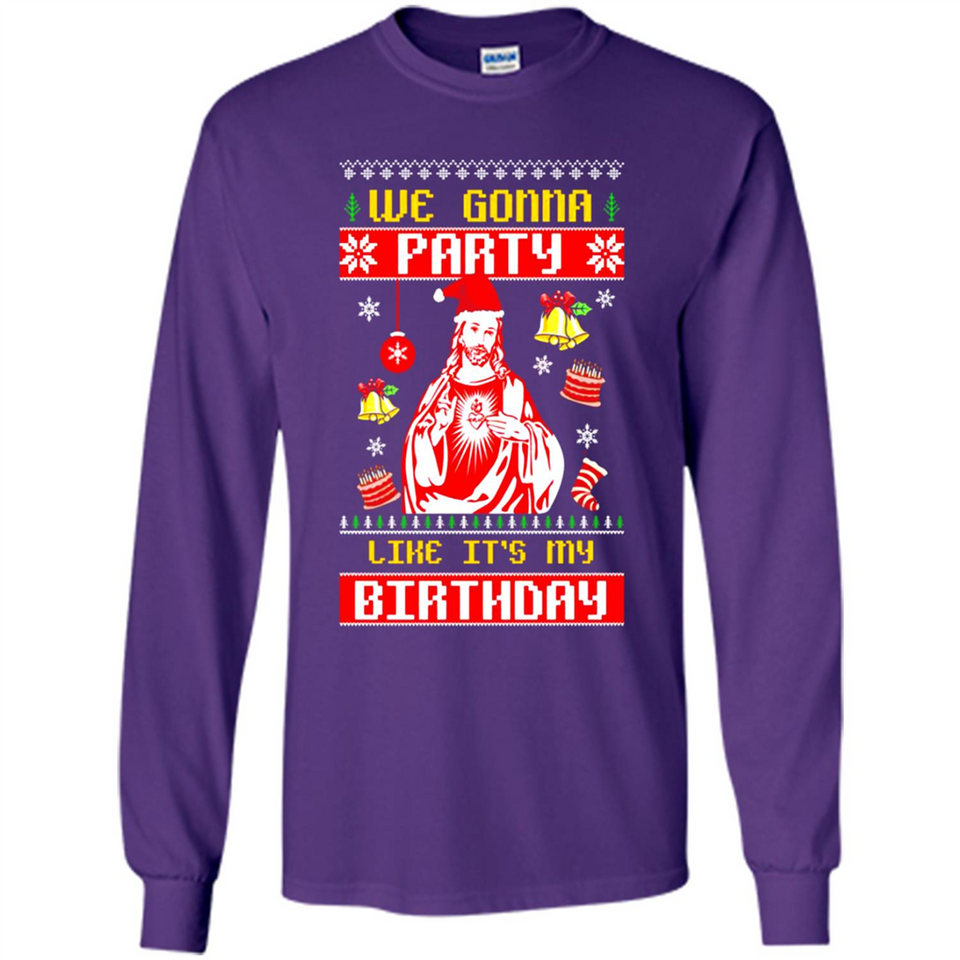 We Gonna Party Like It's My Birthday Jesus Christmas PINGPONG