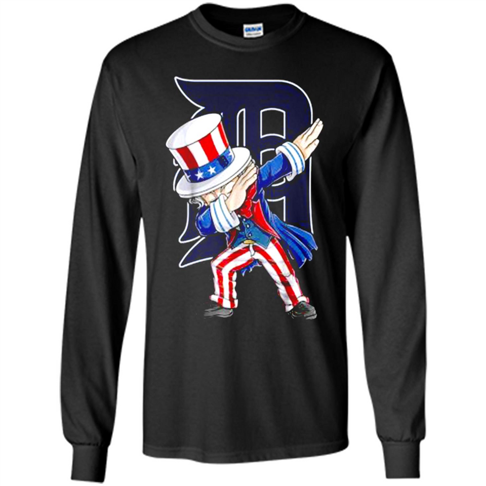 MLB DETROIT TIGERS UNCLE SAM DABBING INDEPENDENCE DAY