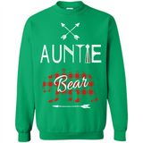 Aunt Shirt Buffalo Plaid Family Camp Bear Tee - Sweatshirt