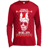 Morning Person Pharaoh Hound Funny Xmas - Canvas Long Sleeve T-Shirt