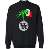 Amazing shirt Kentucky Wildcats Glitter Grinch Monogram Ornament Christmas Gift - Sweatshirt