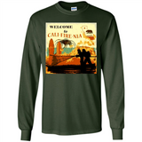 Paradise California Camp Fire Youth T-Shirt PINGPONG - Long Sleeve T-Shirt