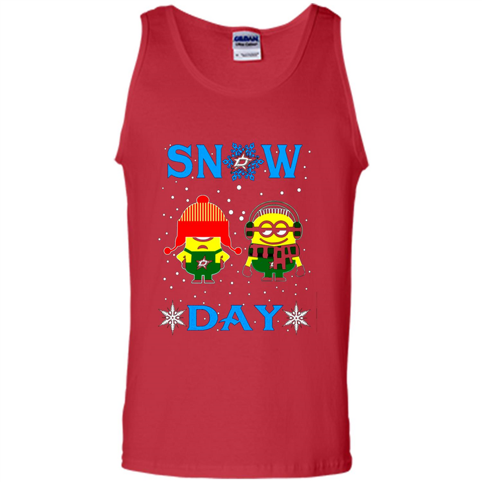 Snow Day Shirt For Dallas Stars Vs Minion Fans pingpong